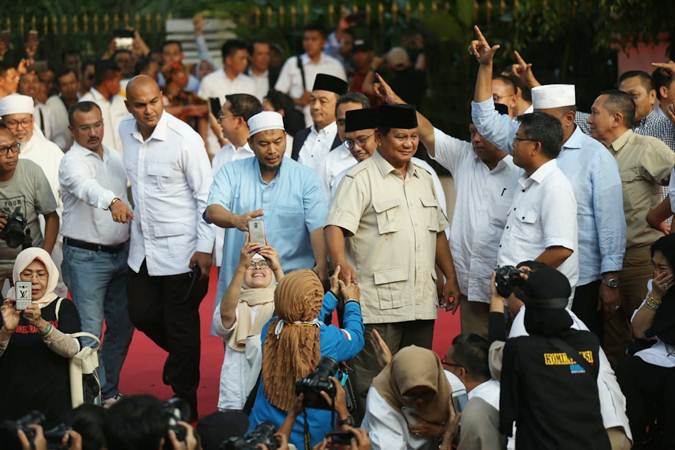  Hasil Quick Count Pilpres 2019, Prabowo: Lembaga Survei Giring Opini Seolah Kami Kalah