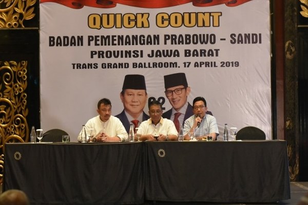  BPN Prabowo Sandi Jabar BPD Jabar Minta Saksi Jangan Lengah untuk Pastikan Kemenangan
