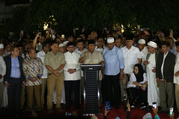  Pidato Kemenangan, Prabowo: Saya akan Jadi Presiden Seluruh Rakyat Indonesia