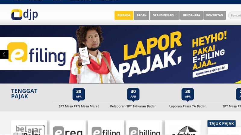  Tampil Beda, Ini Ambisi di Balik Tampilan Baru Situs DJP