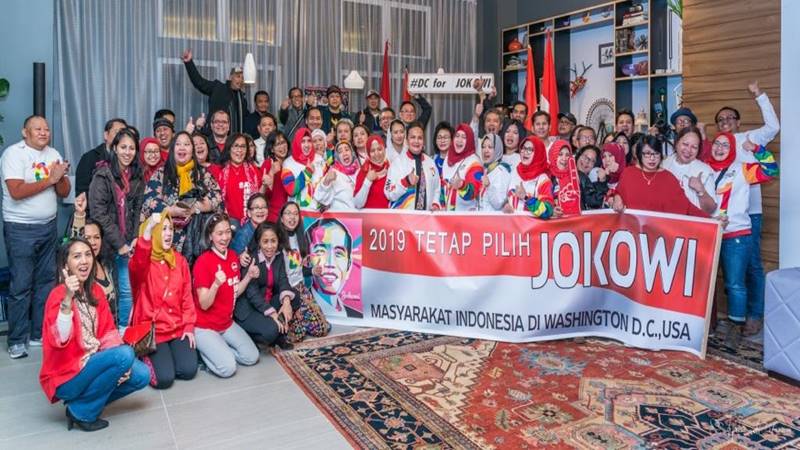 Pilpres 2019 : Jokowi Maruf Unggul di Washington DC