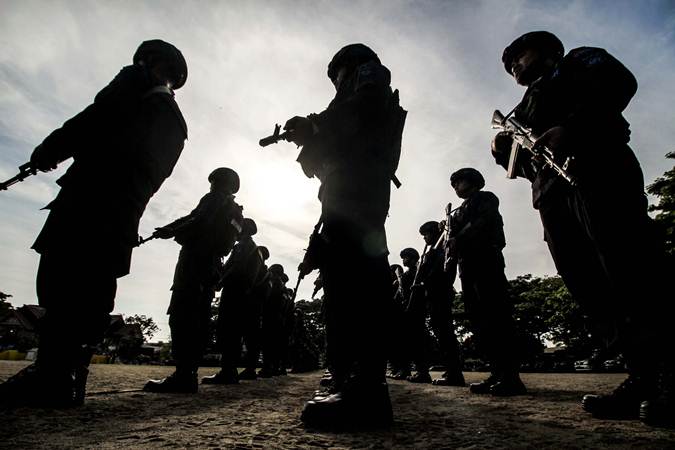  Dua Kompi Brimob Polda Jambi Diberangkatkan ke Jakarta