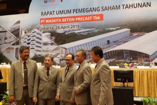  Waskita Beton Precast (WSBP) Bagi Dividen Rp22,5 per Saham 