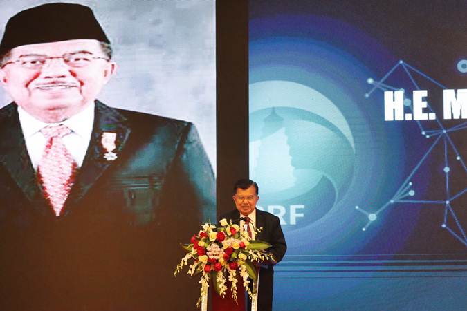  KTT 2ND BELT AND ROAD: Wapres JK Ikuti Leaders Round Table di Danau Yongqi 