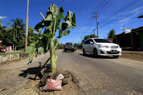  Mudik 2019: jalan Rusak Sumatra Selatan Dipetakan