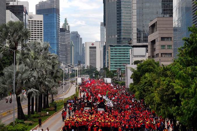  Hari Buruh Internasional 2019, Jakarta Memerah