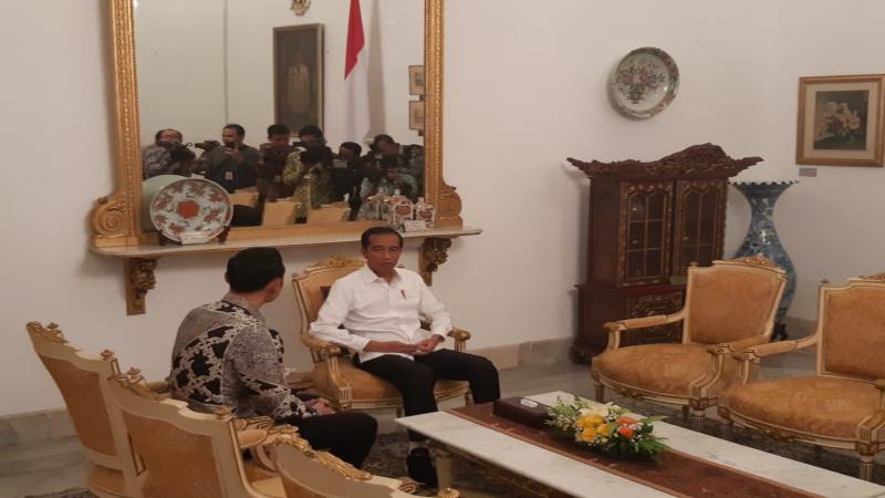  Presiden Jokowi Bicara Empat Mata dengan AHY