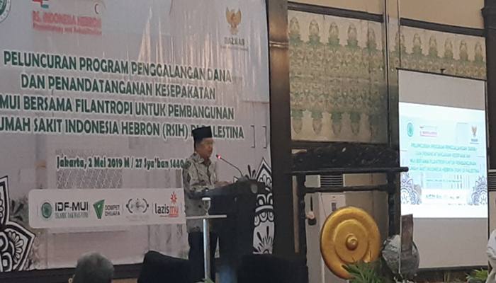  Wapres JK Luncurkan Program Penggalangan Dana Rumah Sakit Indonesia di Palestina