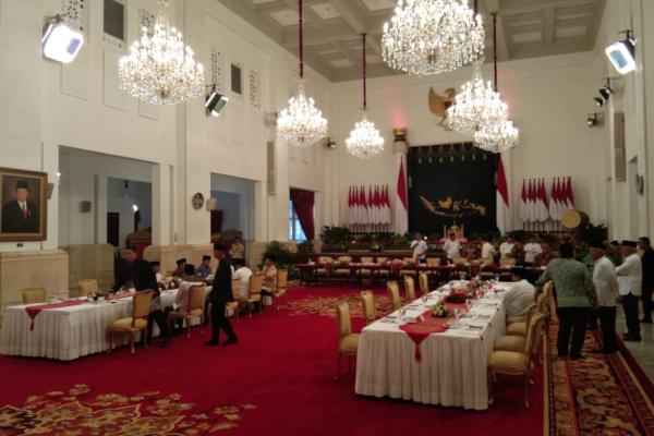 Presiden Buka Puasa Bersama Pimpinan Lembaga, Dari Zulkifli Hasan, OSO, hingga Fahri Hamzah Hadir di Istana