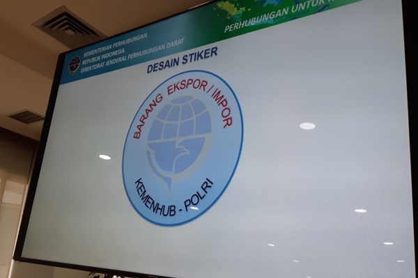  Lebaran 2019, Pemasangan Stiker Angkutan Ekspor Impor Lebih Ketat