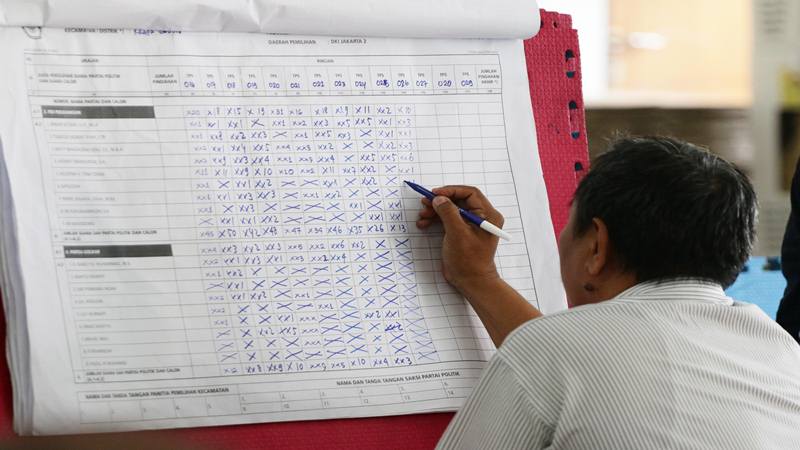  Penghitungan KPU: Jokowi Sementara Unggul di 15 TPS Luar Negeri, Prabowo 4