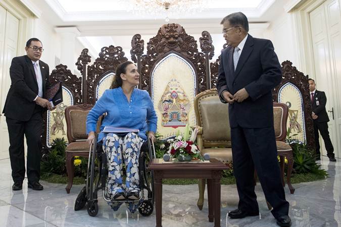  Jusuf Kalla Terima Kunjungan Wapres Argentina Gabriela Michetti