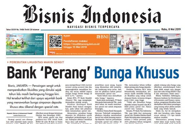  KABAR PASAR 8 MEI: Bank ‘Perang’ Bunga Khusus, Ramadan & Lebaran Pacu Konsumsi