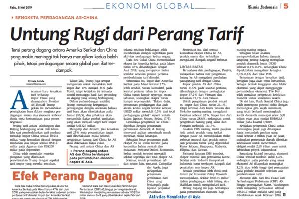  KABAR GLOBAL 8 MEI: Untung Rugi dari Perang Tarif, Aktivitas Manufaktur Jepang Mulai Bangkit