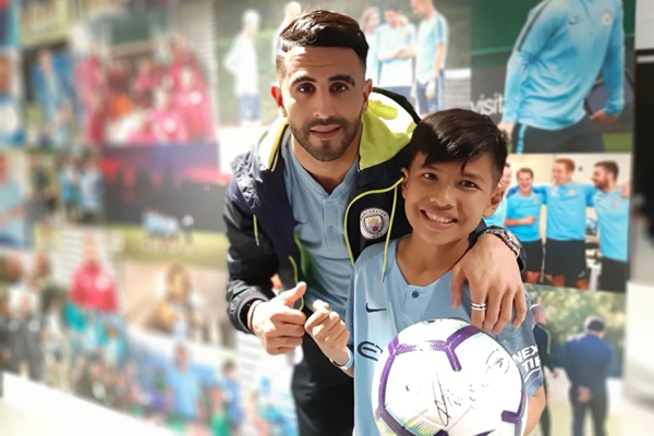  Kisah Rizky, Korban Gempa Palu Nonton Langsung Man City Taklukkan Leicester