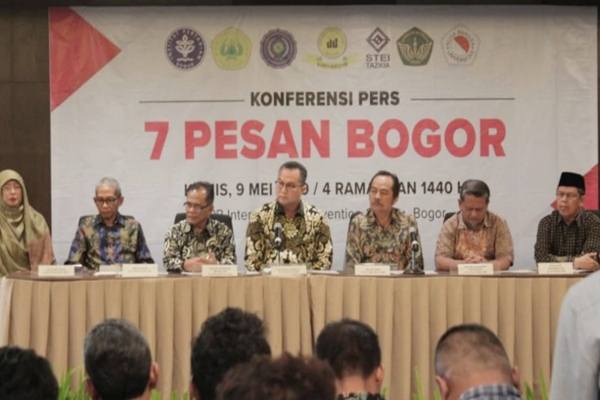  Gejolak Pascapilpres, Berikut 7 Pesan dari 7 Rektor dan Pimpinan Perguruan Tinggi di Bogor