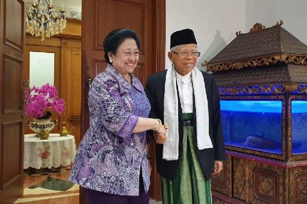  Megawati dan Ma\'ruf Amin Sepakat Rekonsiliasi Nasional selepas 22 Mei