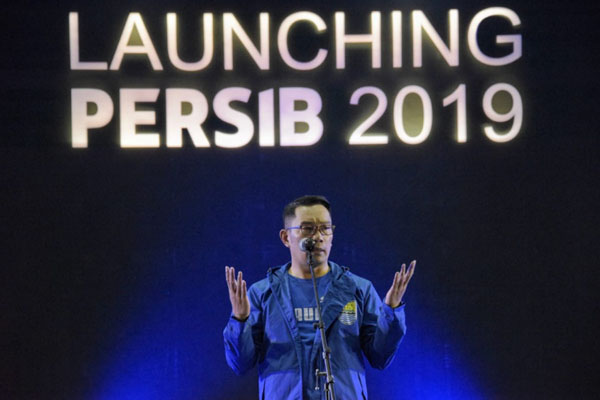  Launching Jersey Baru, Ridwan Kamil Ingin Persib Ulang Sukses 2014