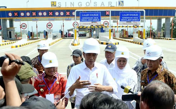  Resmikan Jalan Tol Pandaan-Malang, Presiden Jokowi : Surabaya-Malang Hanya 1 Jam