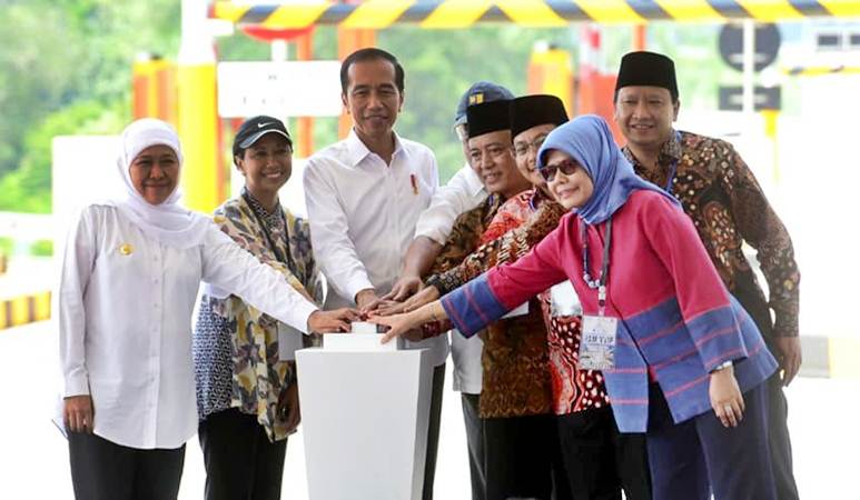  Jalan Tol Pandaan-Malang Beroperasi, Presiden Jokowi Minta Gratis Sampai Lebaran