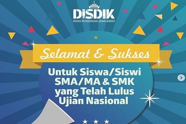  Pengumuman Kelulusan Ujian Nasional: Ini 5 Siswa Terbaik SMK/MAK di Jabar