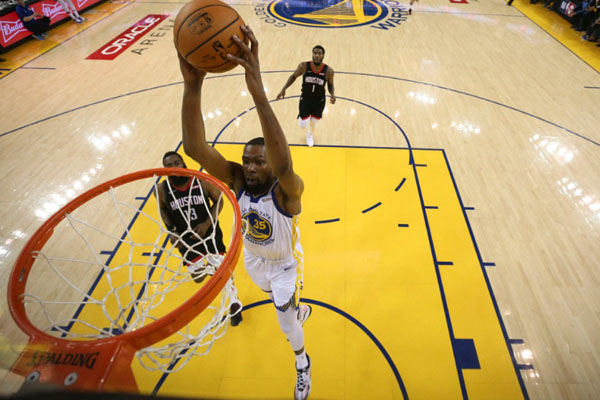  Basket NBA : Bintang Warriors Kevin Durant Belum Pulih Jelang vs Blazers