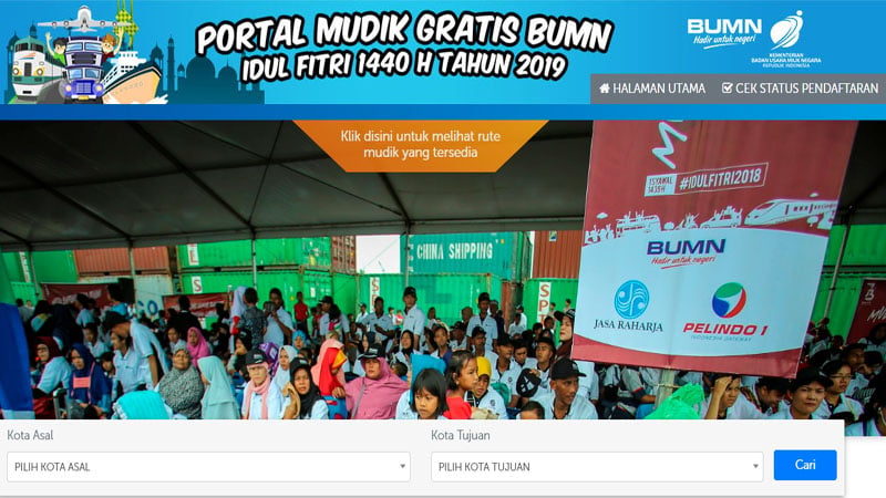  PJT II Gelar Mudik Gratis Pertama Kali