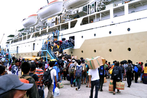 Jumlah Penumpang Pesawat yang Migrasi ke Kapal Laut Relatif Kecil