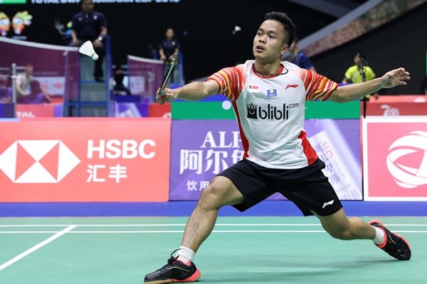  Lawan Denmark, Anthony Ginting Siap Diturunkan Hadapi Axelsen