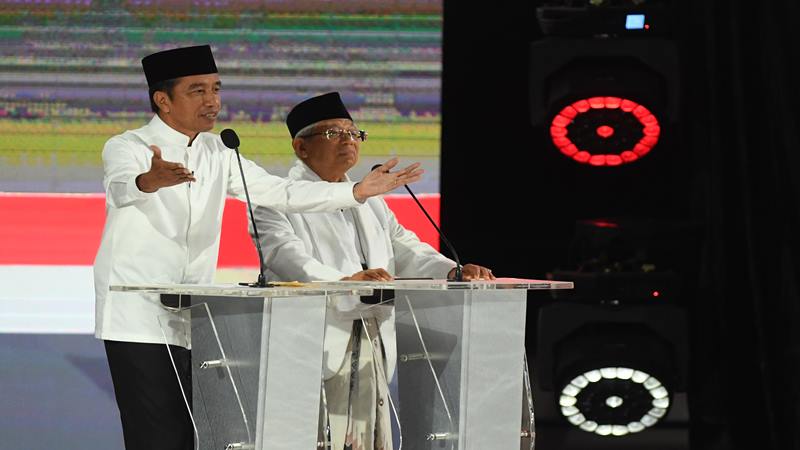  Situng KPU: Data Masuk 90,7 Persen, Jokowi-Amin 55,64 Persen