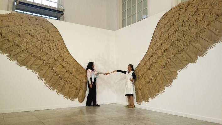 Pameran tunggal Nus Salomo bertajuk Wing Things di Galeri Nasional/Reni Lestari
