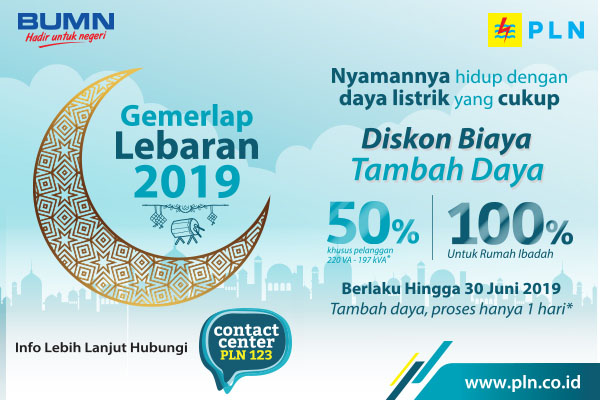  Diskon Biaya Tambah Daya Untuk Semua Golongan Tarif Tegangan Rendah