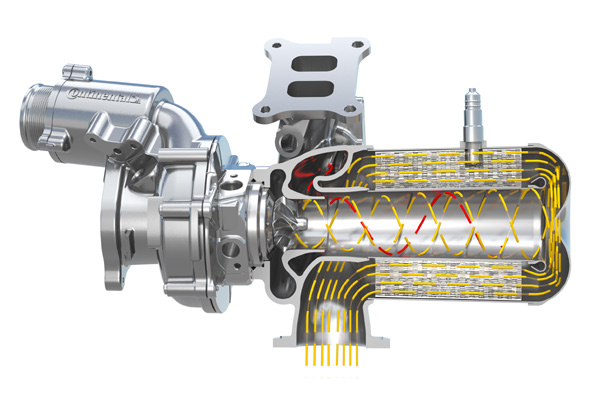 Turbocharger katalis cincin pertama di dunia - penghematan bahan bakar ditambah ketahanan emisi. /Continental AG