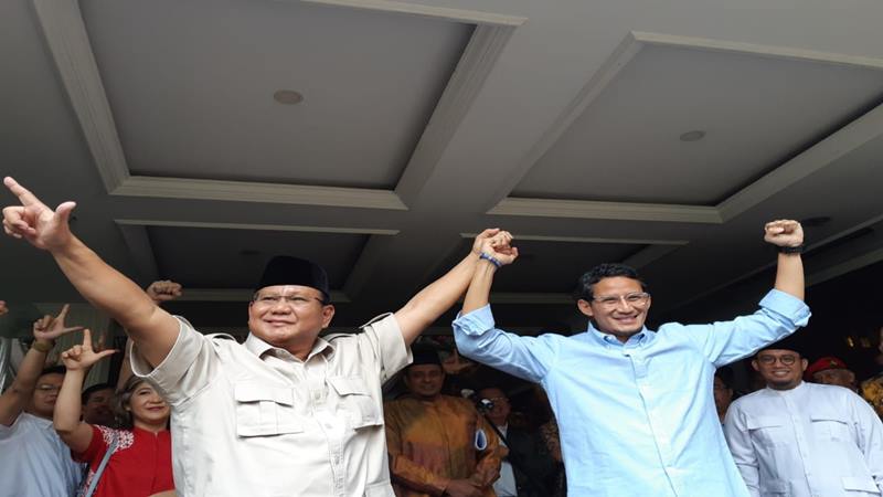  Prabowo-Sandi Tolak Seluruh Hasil Penghitungan Suara Pilpres 2019 