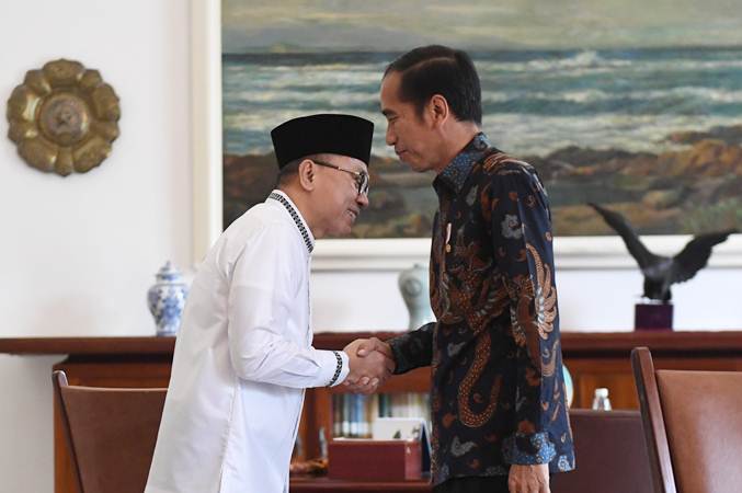  Temui Jokowi, Zulkifli Hasan : Mari Selesaikan Persoalan Dengan Cara Damai