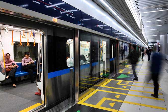  Antisipasi Demo, Stasiun MRT Bundaran HI dan Dukuh Atas Ditutup