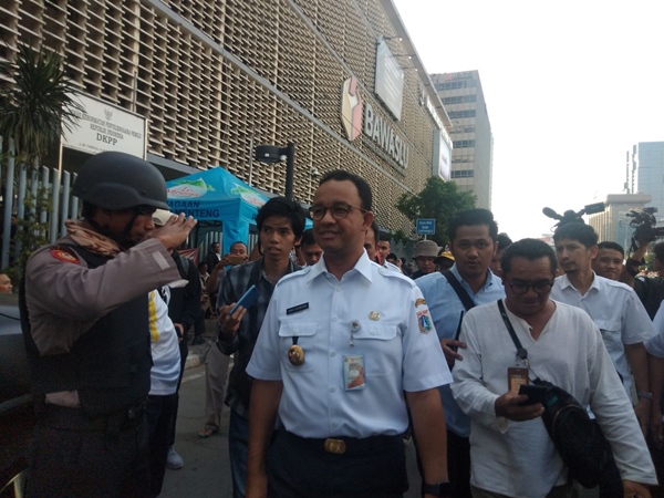  Anies Datangi Lokasi Demo Bawaslu, Harap Jakarta Besok Kembali Normal