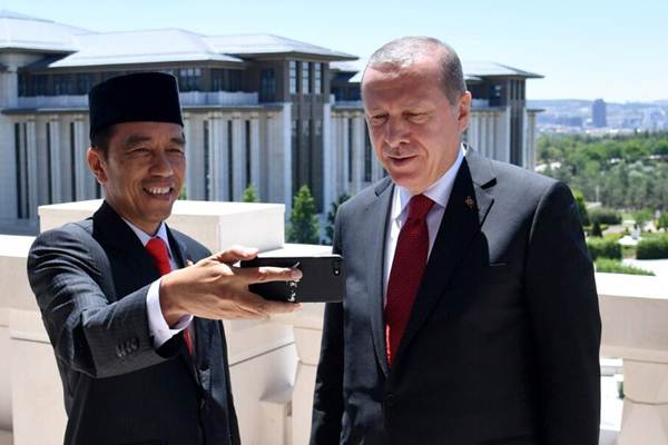  Presiden Turki Recep Tayyip Erdogan Beri Selamat ke Presiden Jokowi