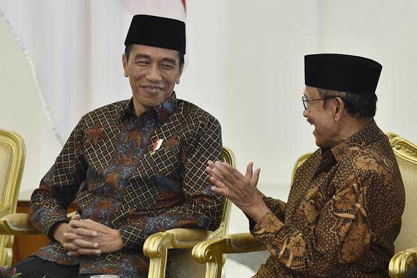  BJ Habibie Temu Presiden Jokowi di Istana Negara
