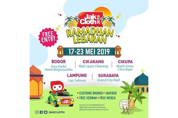  Jakcloth Lebaran 2019 Siap Hadir di Jakarta