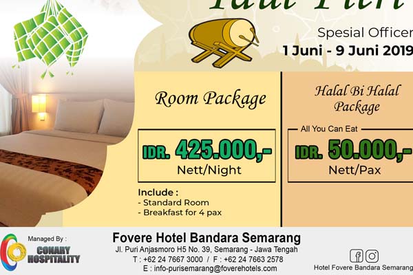 Lebaran Hemat Ala Fovere Hotel Bandara Semarang