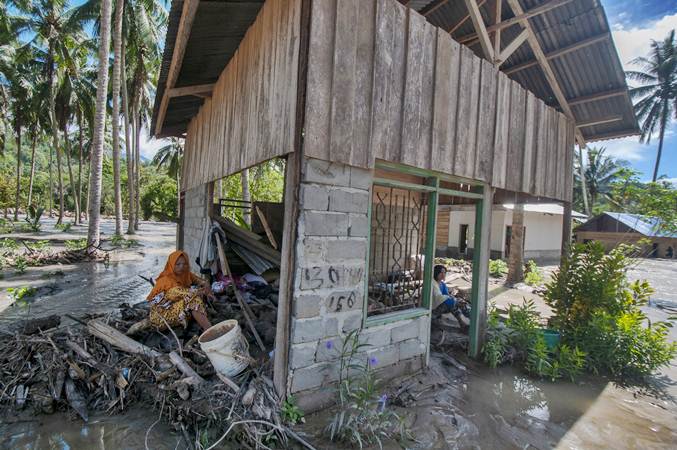  Jelang Lebaran, Banjir Bandang Landa Kabupaten Sigi