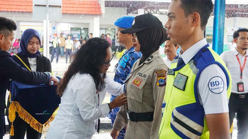  Apel Posko Terpadu Angkutan Lebaran 2019 Bandara Syamsudin Noor Resmi Dibuka