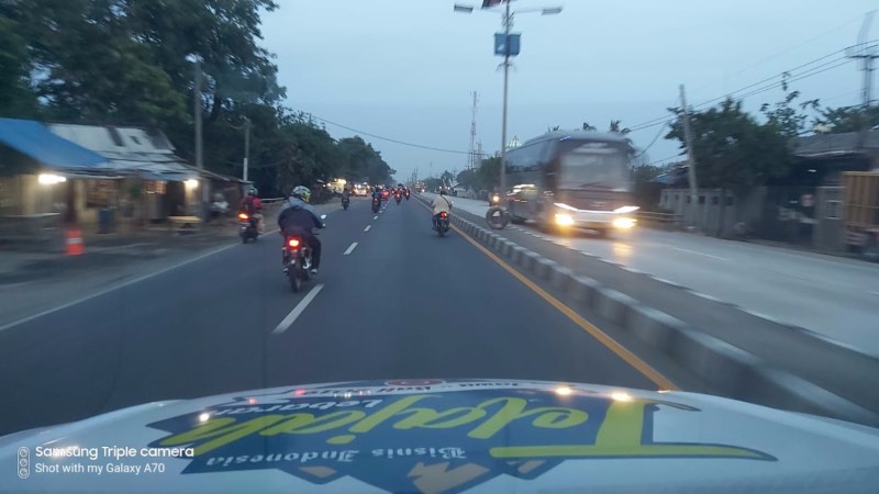  JELAJAH LEBARAN JAWA–BALI 2019 : Sepeda Motor Mulai Padati Jalur Arteri Pantura