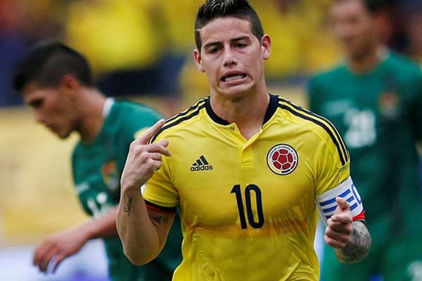 Cedera, James Rodriguez Tetap Masuk Timnas Kolombia ke Copa America