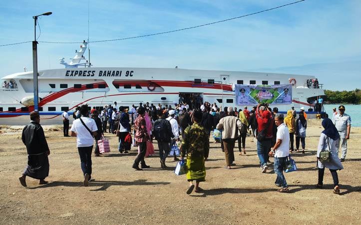  Mudik Gratis Kapal Cepat di Pelabuhan Kalianget, Madura