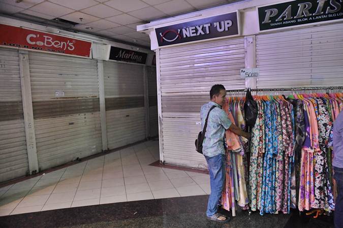  Pasar Tanah Abang Tutup Sampai 12 Juni 2019