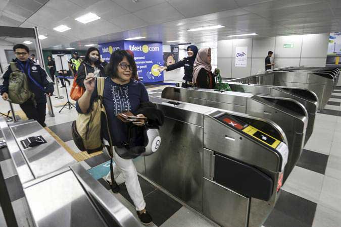  H+1 Lebaran, Penumpang MRT Jakarta Meningkat