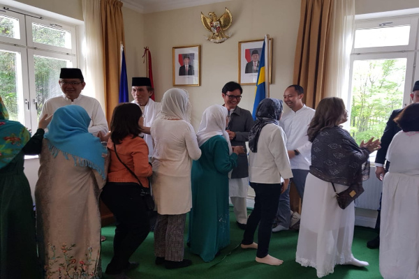  Kedubes RI di Swedia Gelar Halalbihalal Idulfitri 1440H