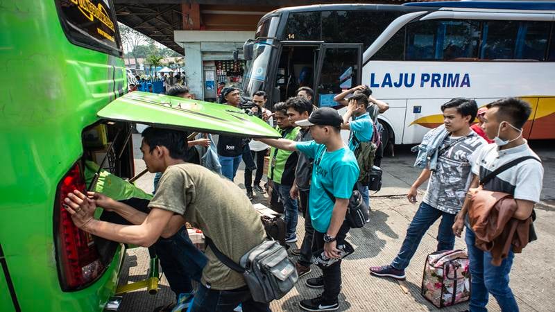  Pemprov DKI Pulangkan Peserta Mudik Gratis dalam Arus Balik